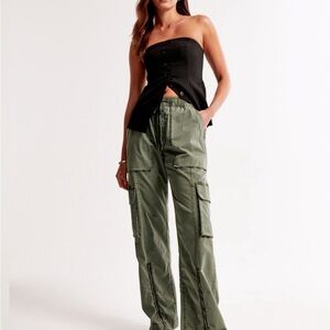 Abercrombie & Fitch Olive Cargo Pants